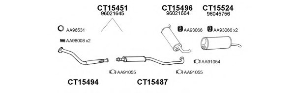VENEPORTE 150265 Exhaust System